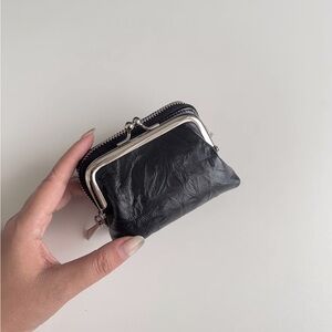 Black Leather Women's wallet